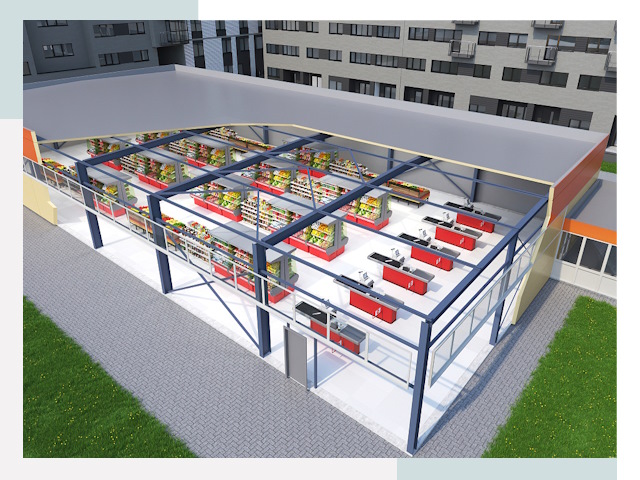 Строительство магазинов в Переславль-Залесский от 623 руб. за м²