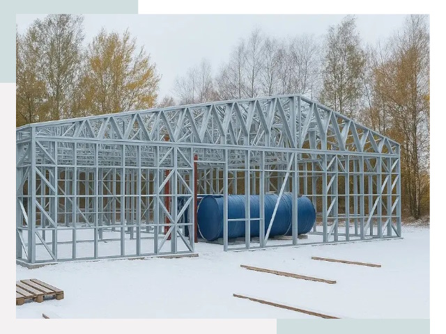 Металлические ангары в Переславле-Залесском