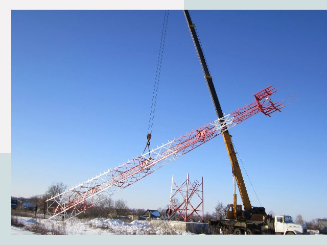 Строительство башен связи в Переславле-Залесском от 623 руб.