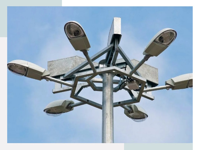 Монтаж осветительных мачт в Переславле-Залесском