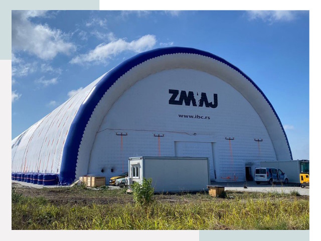 Брендирование ангаров в Переславле-Залесском