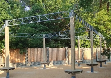 Терраса из металлоконструкций под ключ, проектирование, изготовление и монтаж от СтальСтрой-Прс